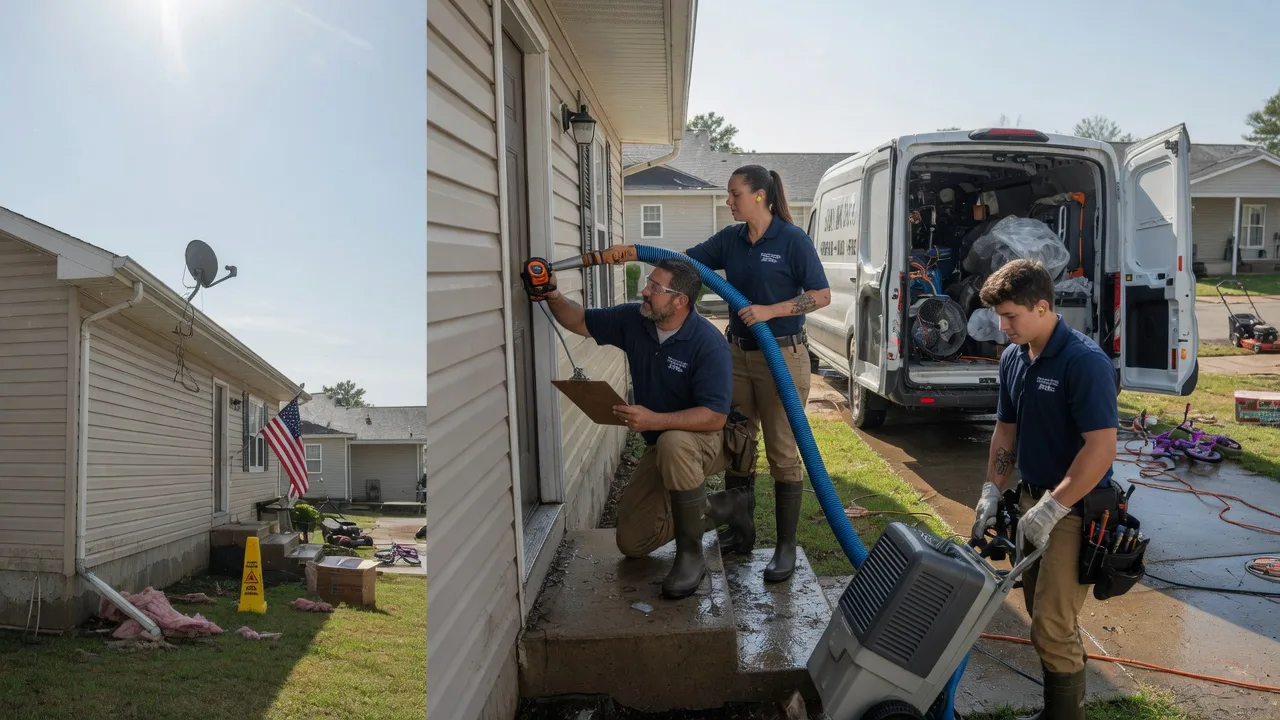 Ceiling Water Damage Restoration in Milford Center, OH near me